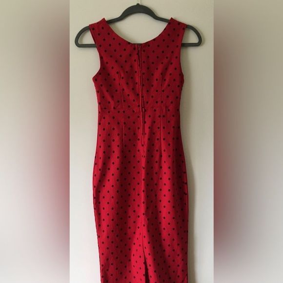 šHPš Redā& BlackĀ Polka DotāDress - Picture 2 of 3